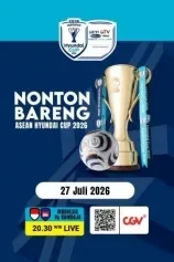 Poster HYUNDAI CUP 2026 INDONESIA vs CAMBODIA ASEAN CHAMPIONSHIP